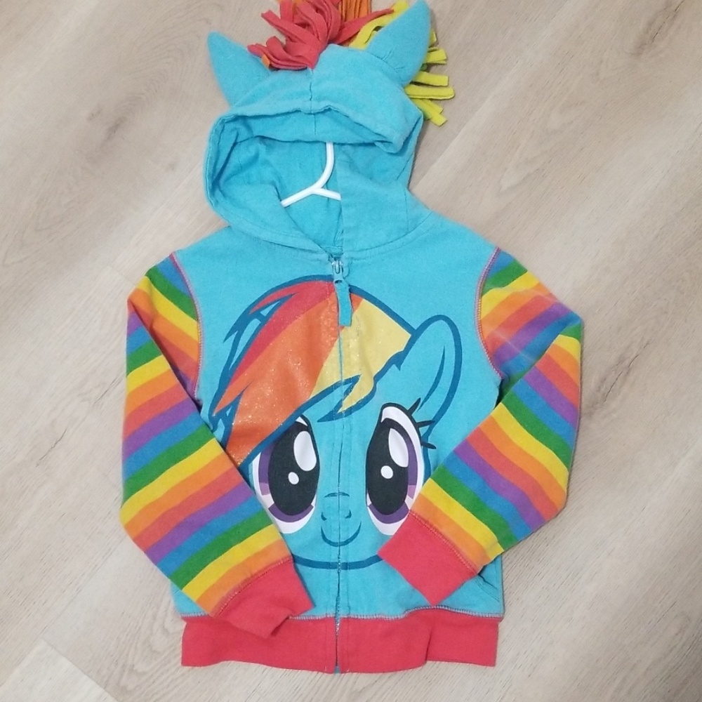 Girls' My Little Pony Rainbow Dash Hoodie